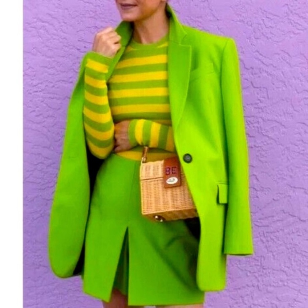 Zara Green Blazer